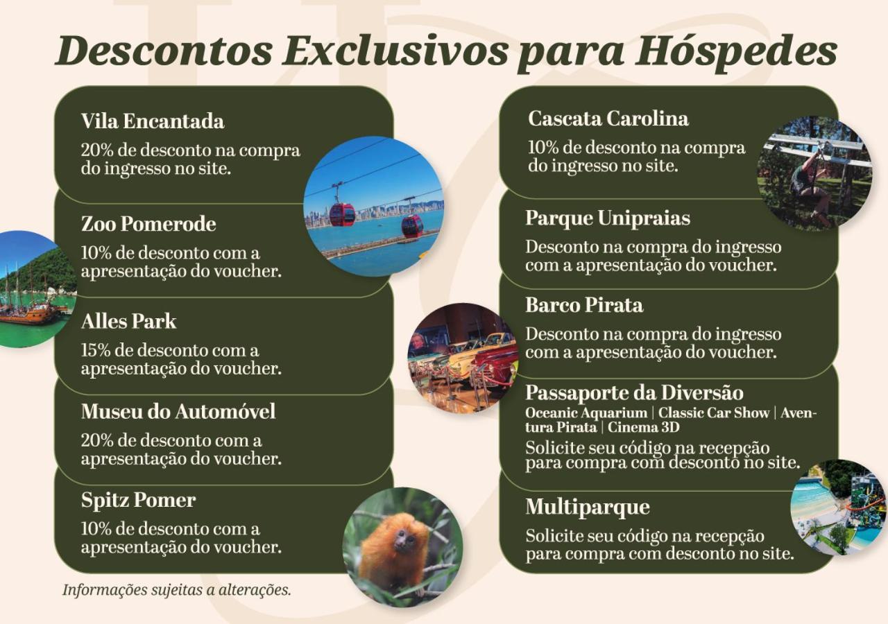 Hotel Glória Blumenau Kültér fotó